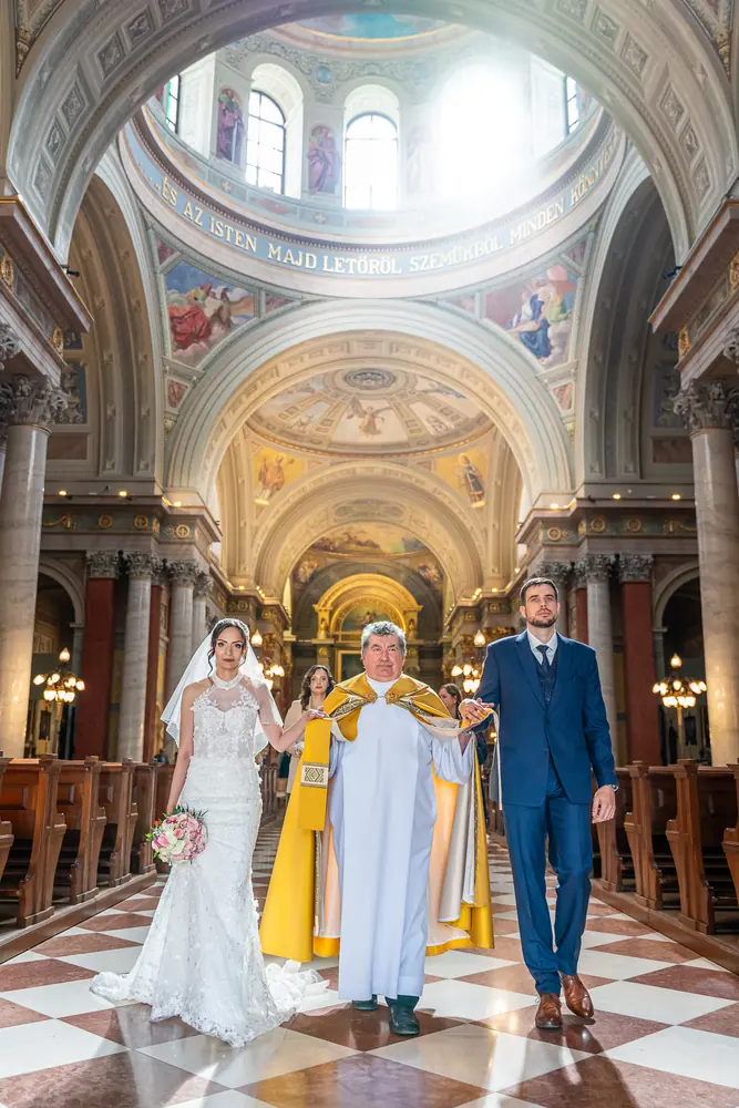 Templomi esküvői szertartás
